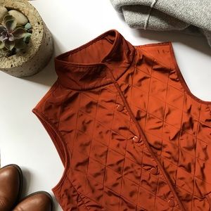 Talbots Copper/Rust colored vest